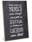 TypeStoff Holzschild mit Spruch – Schicksal – im Vintage-Look mit Zitat als Geschenk und Dekoration zum Thema Lachen und lustig - HS-01384
