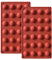 YXHZVON Silikonform Schokolade, 2 Stücke 24 Mulden halbkugel Schokoladenformen, Ice Cube Moulds, Silikonform Fondant für Kinderpartys & Backen