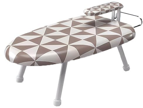 Tabla Plegable, Tabla de Planchar, Tabla de Planchar de sobremesa con Patas Plegables, con Funda de algodón Grueso y Mini Tabla de Planchar Fija, Mini Tabla de Planchar portátil para Coser,