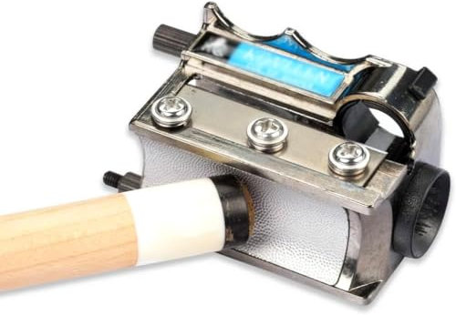 Billard Pool Queue Tip Repair Tool mit Edelstahl Shaper - One-Stop Multifunktionales Zubehör für Ersatz und Formen von Queue