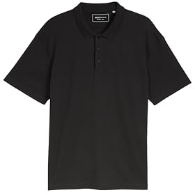 Tom Tailor Denim Herren 1048065 Relaxed Fit Poloshirt in Waffel-Optik