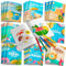24pcs Libro da Colorare Estivo, Libro Estivo da Colorare Esay Summer Coloring Book Summer Painting Book Summer Vibes Coloring Book per Bambini Creativi