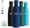 Borraccia Termica, Borraccia 750 ml, Senza BPA, Borraccia Acciaio Inox, Senza Perdite, Borracce Termiche, Mantiene Caldo per 12 Ore/Freddo 24 Ore, Borracce per Scuole, Yoga, Campeggio, Ufficio