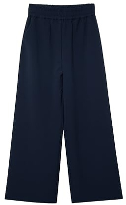s.Oliver Fließende Hose mit Elastikbund und Wide Leg
