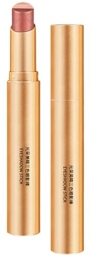 Lidschattenstift mit Farbverlauf – 3-farbiger Lidschatten-Stick, wasserdichtes Mimer-Make-up-Tool | Glitter Shadow für professionelle, Anfänger, Kosmetik, Verwendung