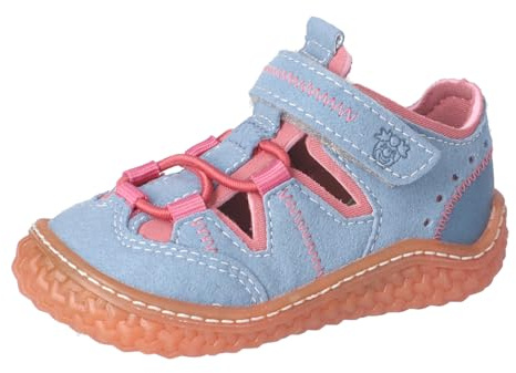 RICOSTA Mädchen und Jungen Kletthalbschuhe Jerry, Kinder Lauflernschuhe, Weite: Mittel, waschbar,vegan