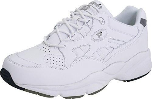Propét Men's Stability Walker Walking Sneakers Medicare Approved Shoes, Black, 9.5 X-Wide