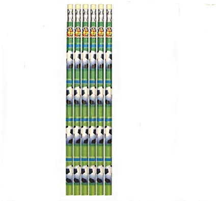 Football Pencils with Eraser Tip Pack of 6