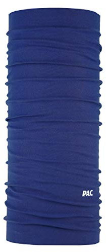 P.A.C. Original Navy Multifunktionstuch - nahtloses Mikrofaser Schlauchtuch, Halstuch, Schal, Kopftuch, Unisex, 10 Anwendungsmöglichkeiten