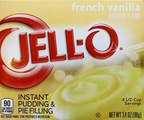 Jell-O French Vanilla Instant Pudding, 3.4 oz (3-Pack)