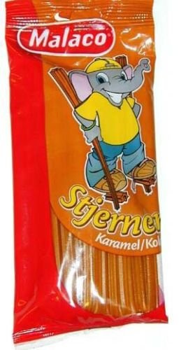 20x Malaco Stjerner Karamel-Kola 92g