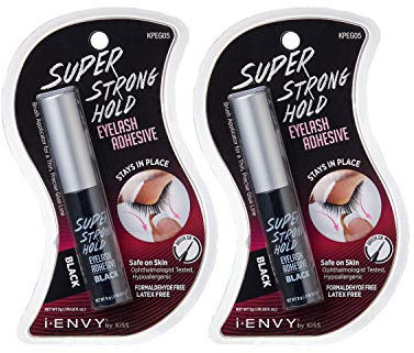 Kiss invidio ciglia Adesivo Super Strong Hold Nero 5 g