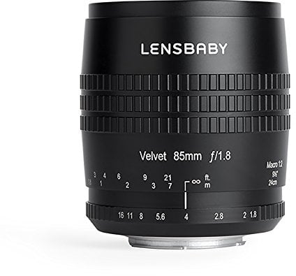 Lensbaby - Velvet 85 - für Nikon F - Weich und samtig - Perfekt für Makro und Porträts - Glüheffekt