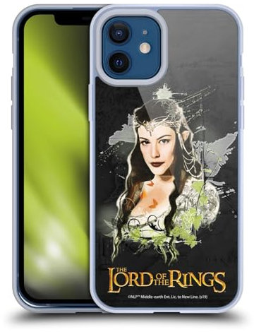 Head Case Designs Officially Licensed The Lord Of The Rings The Fellowship Of The Ring Arwen Character Art Gel Case Compatible with Apple iPhone 12 / iPhone 12 Pro and Compatible with MagSafe