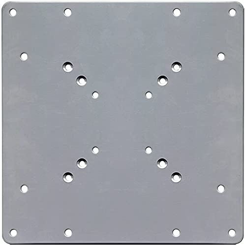 Auline 200mm 100mm 75mm 50mm VESA Adaptor Extension Plate for TV LCD LED Wall Bracket (Silver)