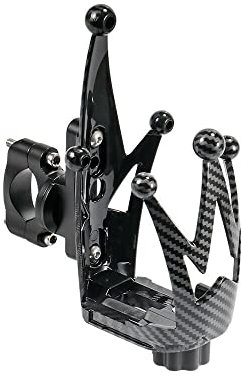 Porte-bouteille d'eau réglable pour moto, vélo, sport, tour personnalisé (aspect fibre de carbone), Porte Gourde, Porte Bidon, Support Gourde