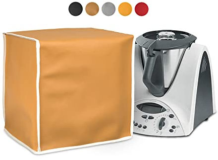 HOMELAY Premium Quality Protective case Compatible with Thermomix TM31 Handmade. Anti-Stain, Antibacterial Leatherette, Cover in Colour (Camel)