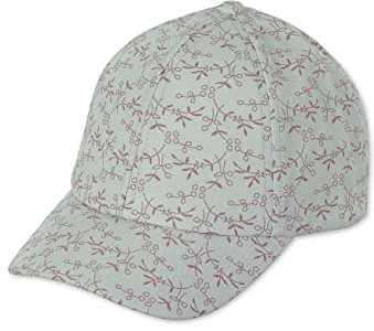 Sterntaler Baby Mädchen Baby Cap Baseball-Cap Zweige - Baby Baseball Cap, Kinder Basecap, Kindermütze - aus Baumwolle - grün, 57