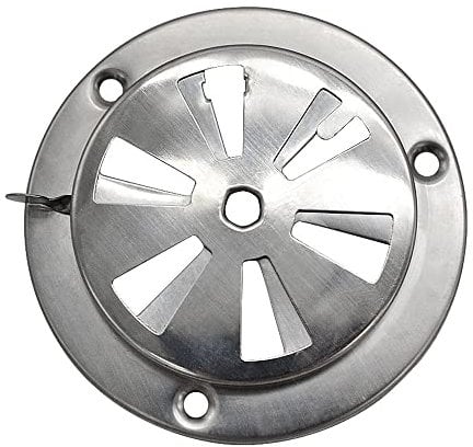 Cubierta de rejilla de ventilación redonda de acero inoxidable cubierta de ventilación circular secador de acero inoxidable ventilación para secadora amortiguador termostato horno