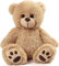 LotFancy Teddybär Plüschtier Kuscheltiere 38 cm, Teddy Bär Klein Braunbär Süße Stofftier Spielzeug, Geschenke für Kinder Mädchen Freundin, Geburtstag Valentinstag, Hellbraun