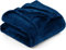 Utopia Bedding Kuschelige Fleecedecke [220x240 cm, Marineblau] Weiche, leichte, warme Flauschige Decke Kuschelige und atmungsaktive Decken für Bett Sofa Couch