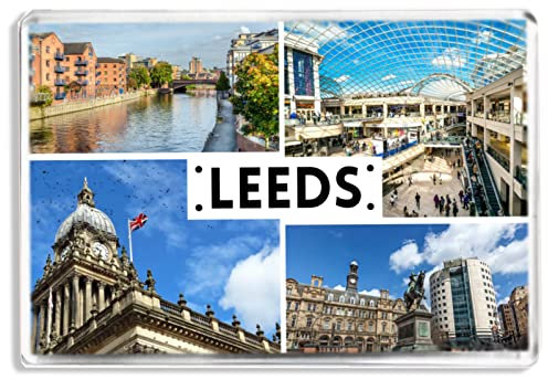 Leeds - UK - Souvenir Tourist Fridge Magnet - Novelty Keepsake Gift