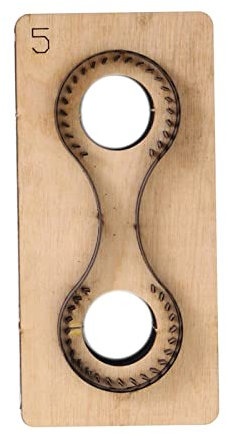 SM SunniMix Metallo Fustelle Portachiavi 1x Craft Tool Stampo per taglierina per fustellatrice