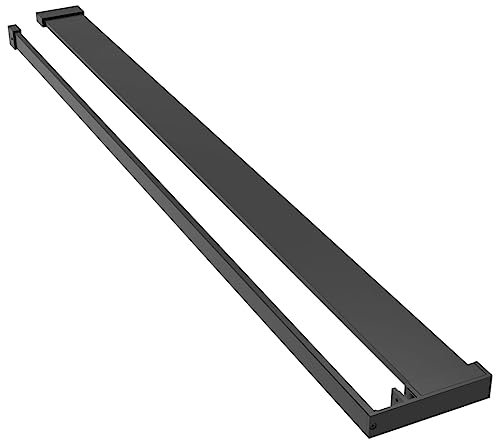 Revera Shower Shelf for Walk-in Shower Wall Black 118 cm Aluminium