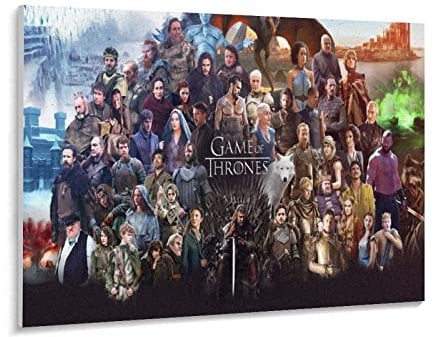 Jigsaw Puzzle 1000 Pieces,Game of Thrones puzzle,Cardboard Adult Toys Decompression Game(75x50cm)