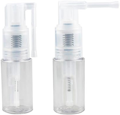 lygchii 2 Pcs Glitter Duster Sprayer, Clear Craft Glitter Spray Bottle, Multi-Purpose Empty Plastic Spray Bottle Portable 35ml Bottle for Craft Scrapbooking Card Making