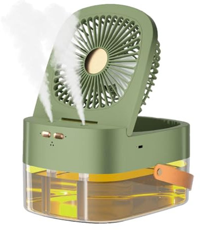 Ventilateur brumisateur pour la maison | Ventilateur de brumisation | Ventilateur d'eau brumisateur de table, ventilateur humidificateur à télécommande, ventilateur de bureau hydratant pour table,