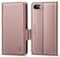 CASBST Handyhülle für iPhone 8/7/SE 2022/2020 Hülle Leder Schutzhülle Klappbar für iPhone SE 2020/2022 Flipcase mit Kartenfach Ständer Handytasche mit RFID Klapphülle für iPhone 7/8/SE Rose