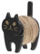 TEHAUX 1 Satz Katzenrolle Kabelclip schreintischorganizer kordelklemme Seilorganizer kreativer Seilhalter Wickelbrett nähen Kabeldrahtklemmen Fadenhalter Kabeltrommel für Katzen hölzern