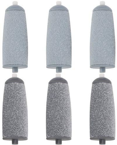 Create idea Ersatzrollen für Fußfeilen, grobe Schleifköpfe, feiner Schleifkopf, Pediküre, Ersatzköpfe für Schleifer, Hornhautentferner, 6 Stück