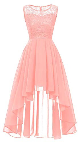 Generisch Robe d'été maxi à manches longues - Robe pastel pour femme, Rose, S