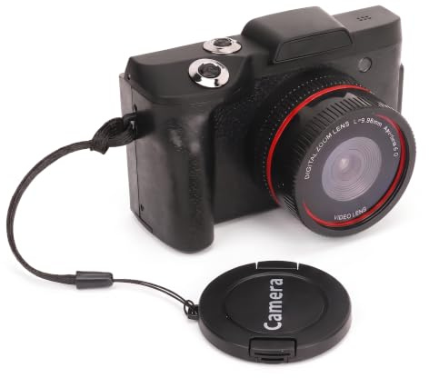 SENECESLI Digitalkamera, 16 MP 1080P HD Smart Digitalkamera Micro SLR Digitalkamera für Fotografie, Multi Achsen Anti Shake, 2,4 Zoll HD Display, 16 facher Digitalzoom Tragbare Kompaktkamera