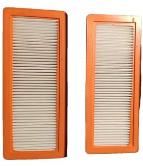 VHJIO Filtro aria motore auto OEM 13717534845 3557948 for BMW Mini Cooper CLUBMAN R55 R56 R57 for CITROEN C4 C5 DS3 DS7 for PEUGEOT 308 3008 508 5008 RCZ Filtri abitacolo(2 pcs)