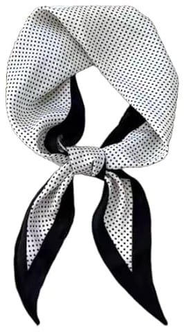 GIMIRO Satin Schal 120cm x 36cm Rhombus Bunte Schals Floral Band Mode Zubehör für Hüte, Blazer, Blusen, Kleider, Röcke, Taillenbänder, Krawatten