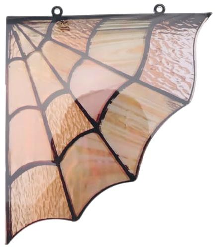 Flaroey Spiderweb Door Topper, Door Topper Wall Decor, Halloween Door Corner Sign,Window Wall Hanging, Door Frame Ornament D
