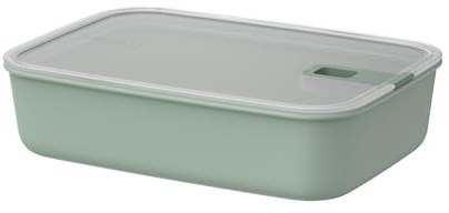 Mepal - Frischhaltdosen EasyClip - Schüssel mit Deckel und Schiebeverschluss - Geeignet für Mikrowelle, Dampfgarer, Kühl- und Gefrierschrank - Luftdicht und auslaufsicher - 2,25 l - Nordic sage