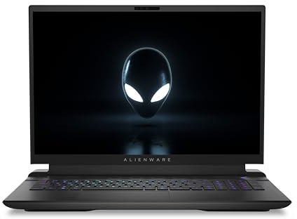 Alienware M18 R2 18” QHD+ (2560x1600) 165Hz, i9-14900HX (24 Core, 5.8GHz), Nvidia GeForce RTX 4090 16GB, 4TB PCIe Gen 4.0x4 NVMe, 64GB DDR5, WIFI 7, RGB Backlit UK Keys, Windows 11 Pro (Renewed)