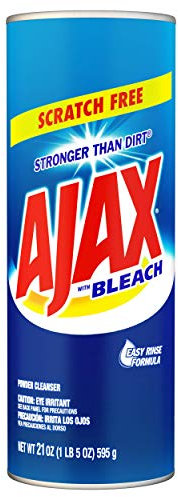 Ajax 5361 All Purpose Cleaner, 21 oz, Plastic Container, White, Solid Powder, Floral, 21 Ounce (Pack of 1)