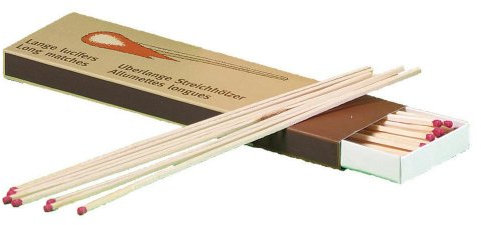 Esschert Design Box mit Streichhölzern, Zündhölzer, Länge ca. 29 cm