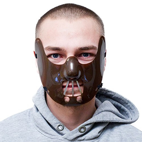 GOODS+GADGETS® Hannibal Lecter Maske - Psychopathen Horror Kostüm