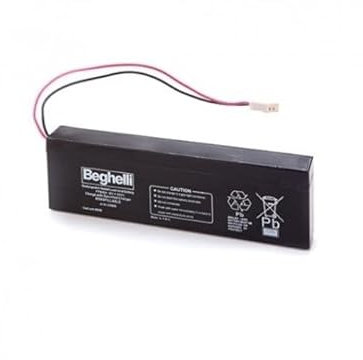BATTERIA AL PIOMBO RICARICABILE 6V 4,0Ah BEGHELLI 8800 SLIM
