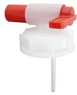 Fittingstore - Rubinetti di scarico per taniche di plastica DIN 45/DIN 51/DIN 61 (per filettatura tanica diametro esterno: 44,6 mm)