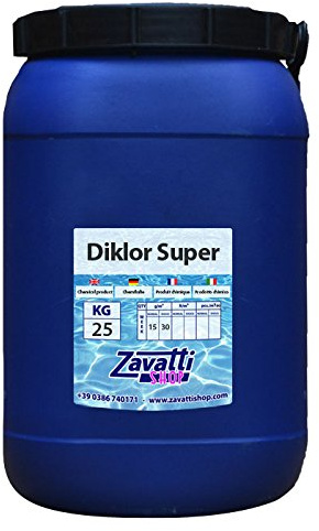 Zavattishop Cloro granulare Prodotto Chimico per Piscina - 25 kg