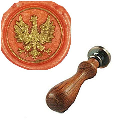 MDLG Vintage Phoenix Custom Picture Logo Wedding Invitation Wax Seal Sealing Stamp Rosewood Handle Set by MDLG