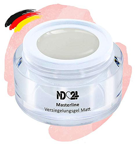 Masterline Finish-Gel Versiegelung Seidenmatt - Uv/Led - Studio-Qualität - Made In Germany - 5ml