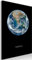 decomonkey Bilder Planeten 80x120 cm 1 Teilig Leinwandbilder Bild auf Leinwand Vlies Wandbild Kunstdruck Wanddeko Wand Wohnzimmer Wanddekoration Deko Earth Erde